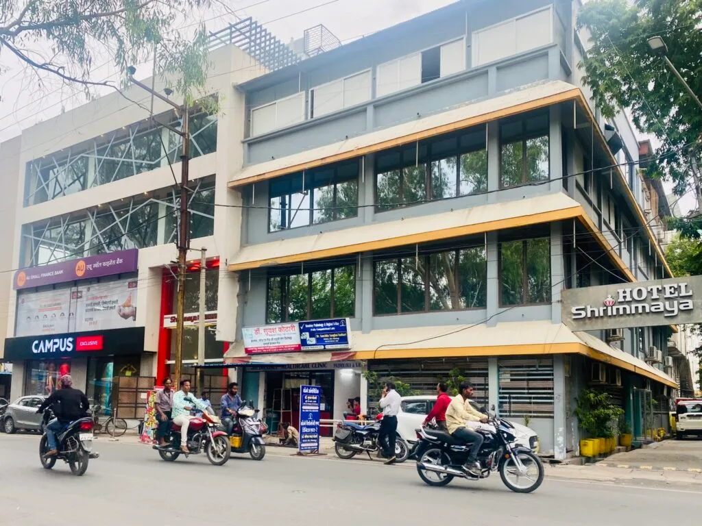 Ujjain darshan photo – HOTEL SHRIMMAYA ELEVATION PHOTO 1 – Hotel Shrimmaya near Mahakaleshwar Temple Ujjain