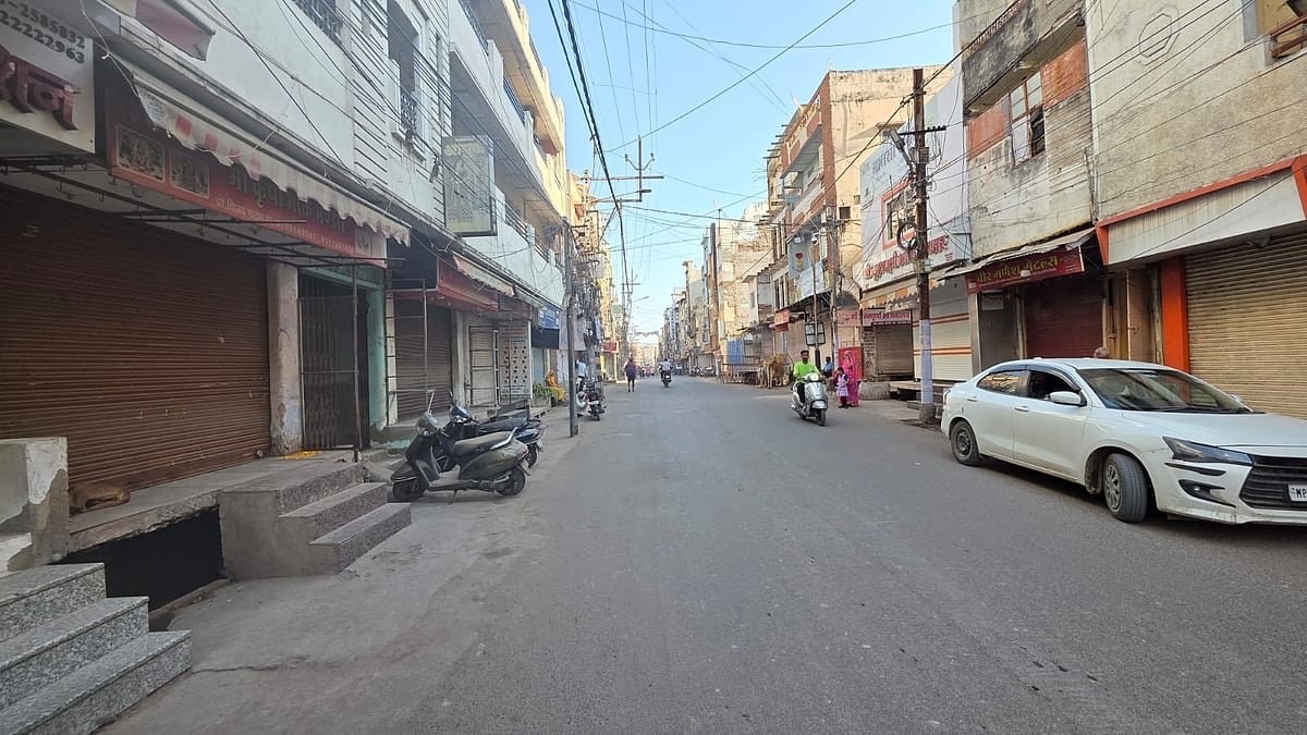 Patni Bazaar and Gudri Chauraha Shut in Ujjain Over 15-Metre Road Widening Plan